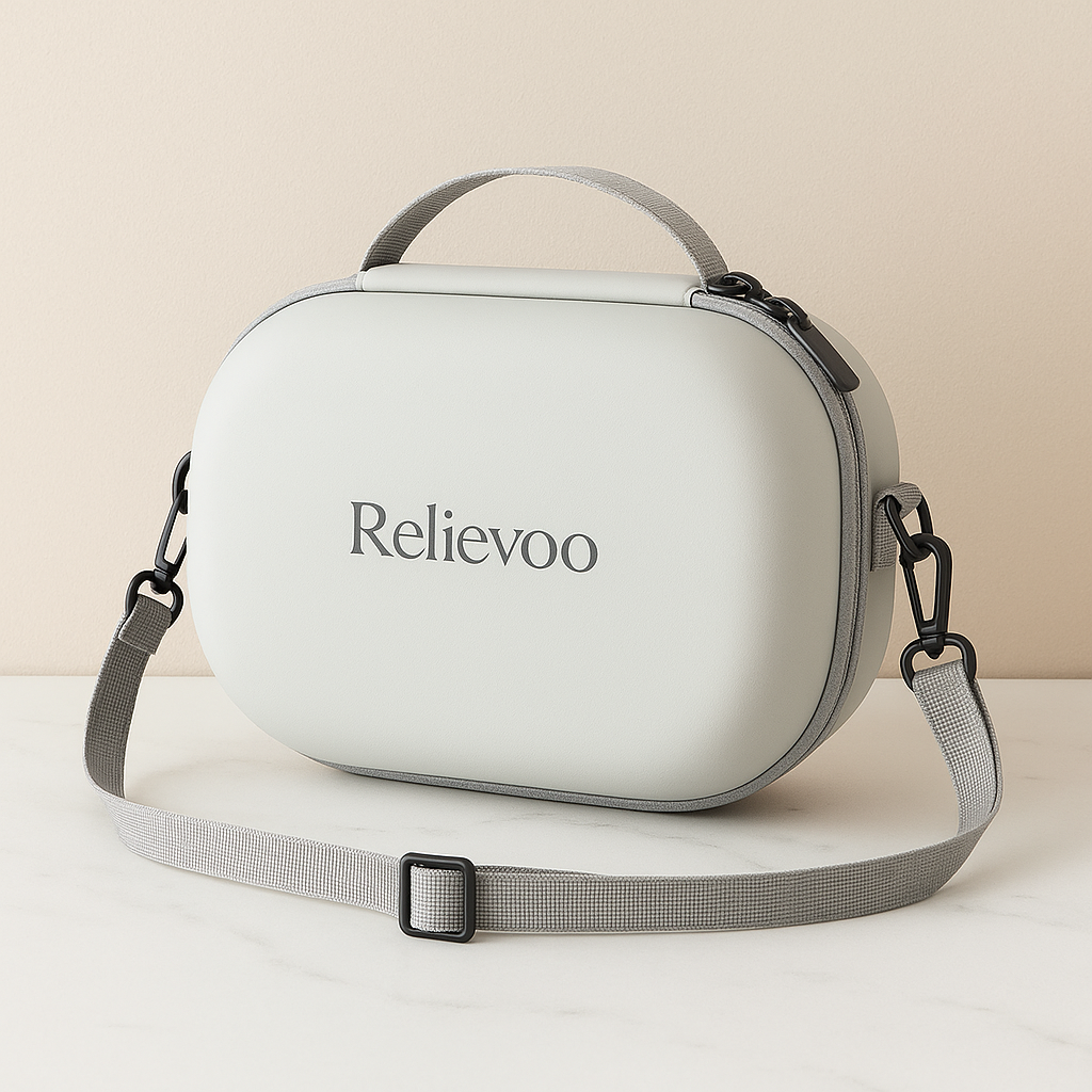 Relievoo protective carrying case for wearable breast pump