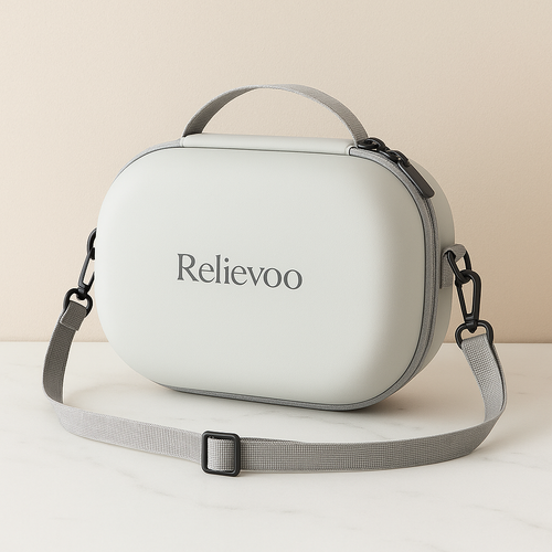 Relievoo protective carrying case for wearable breast pump