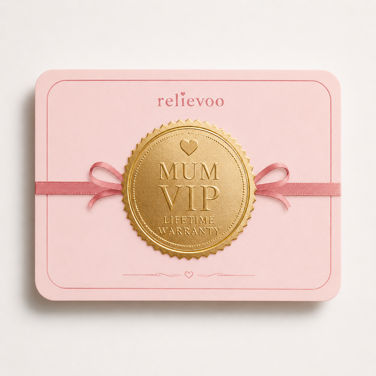 Mum VIP Lifetime Warranty card